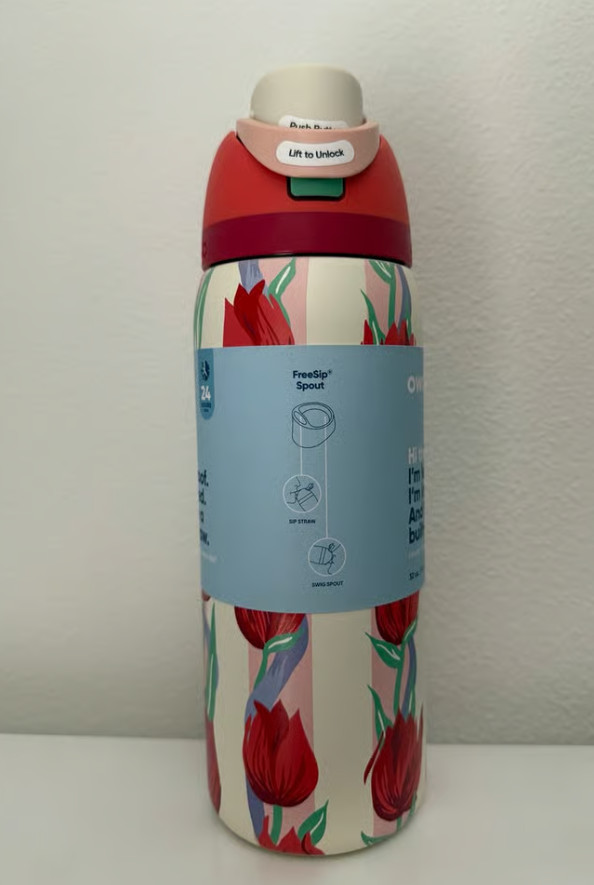 Owala FreeSip 32oz Tulip Bouquet Water Bottle Urban Outfitters Hydration Cup NIB