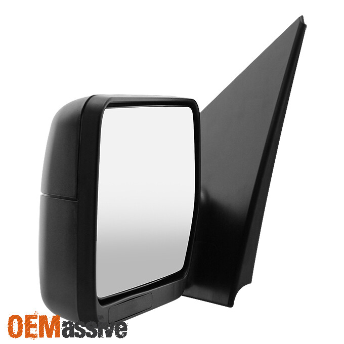 Fit 2004-2014 Ford F150 Pickup Textured Manual Mirror Driver Side Replacement