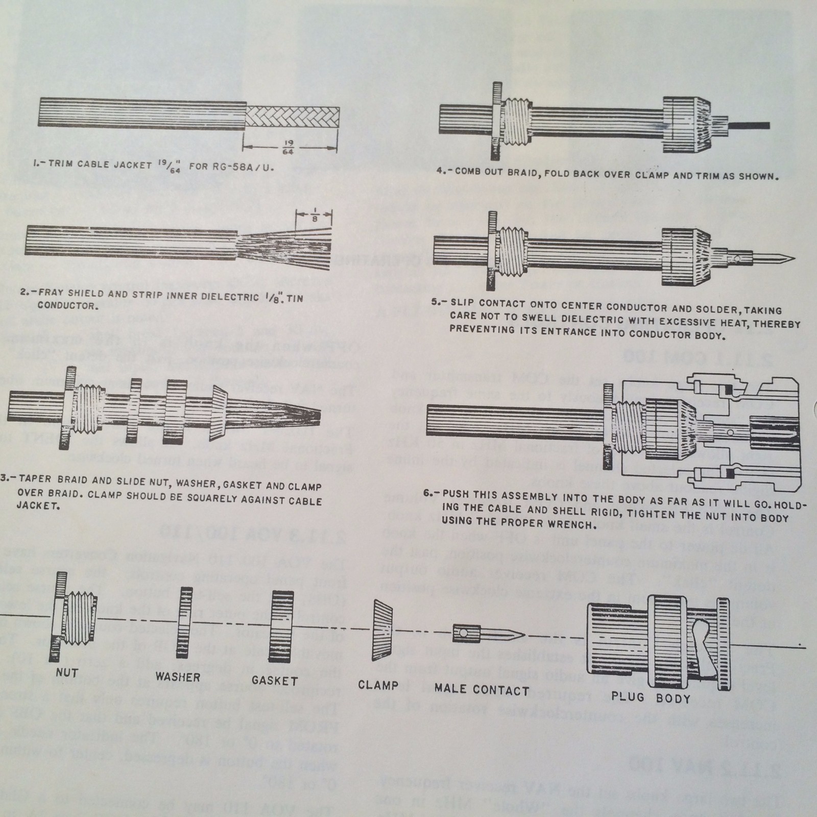 Narco Nav-100, Com-100 & VOA-100, VOA-110 Install Manual