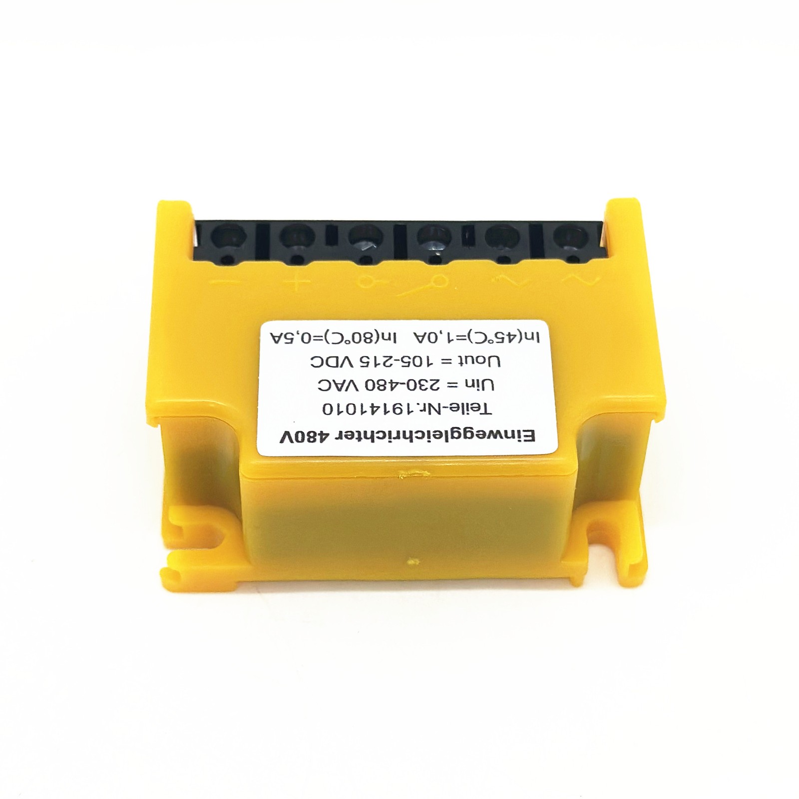 Einweggleichrichter 19141010 230...480VAC 105..215VDC Half-Wave Rectifier
