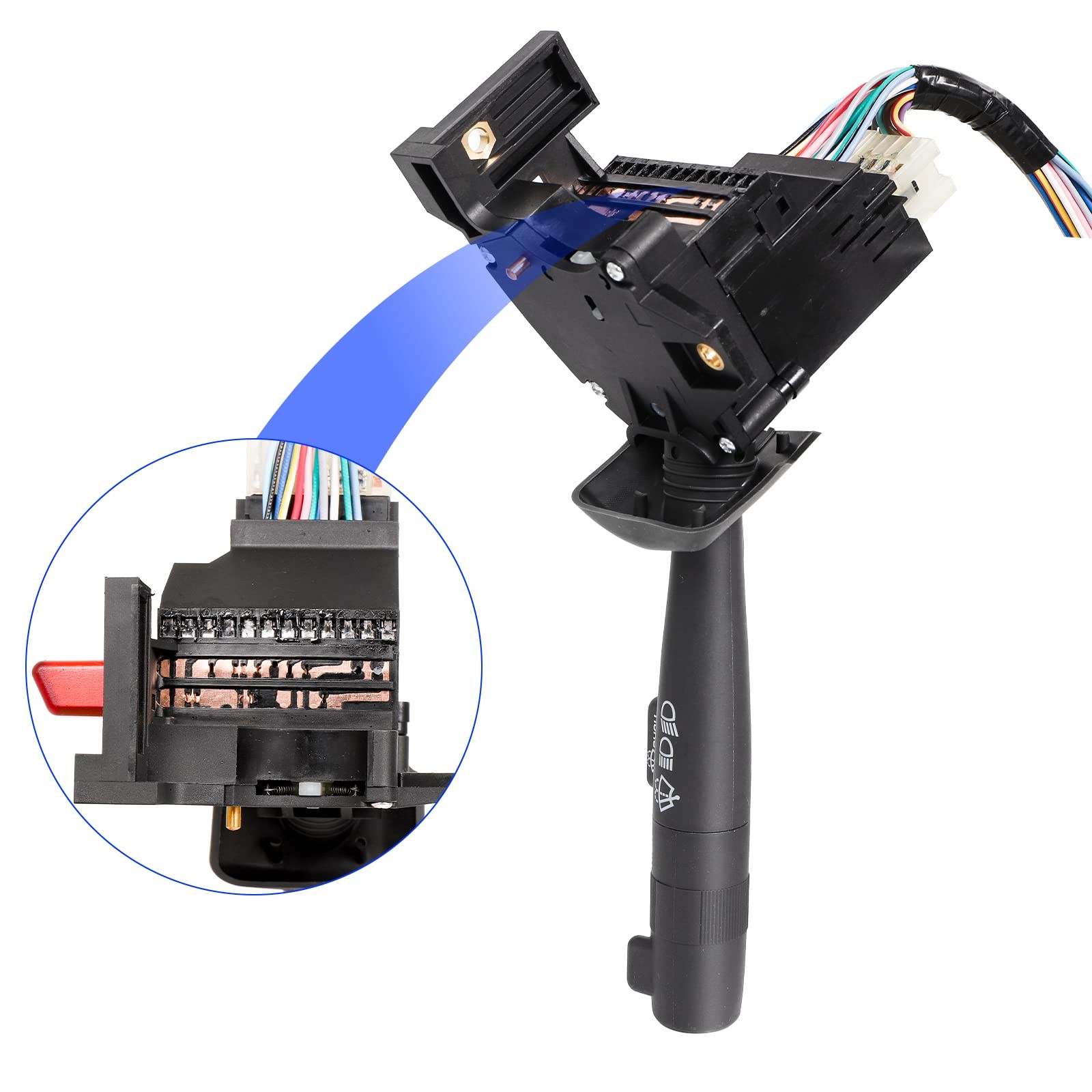 Multi-Function Combination Switch Assembly Replacement for Chevy Tahoe, Blazer,