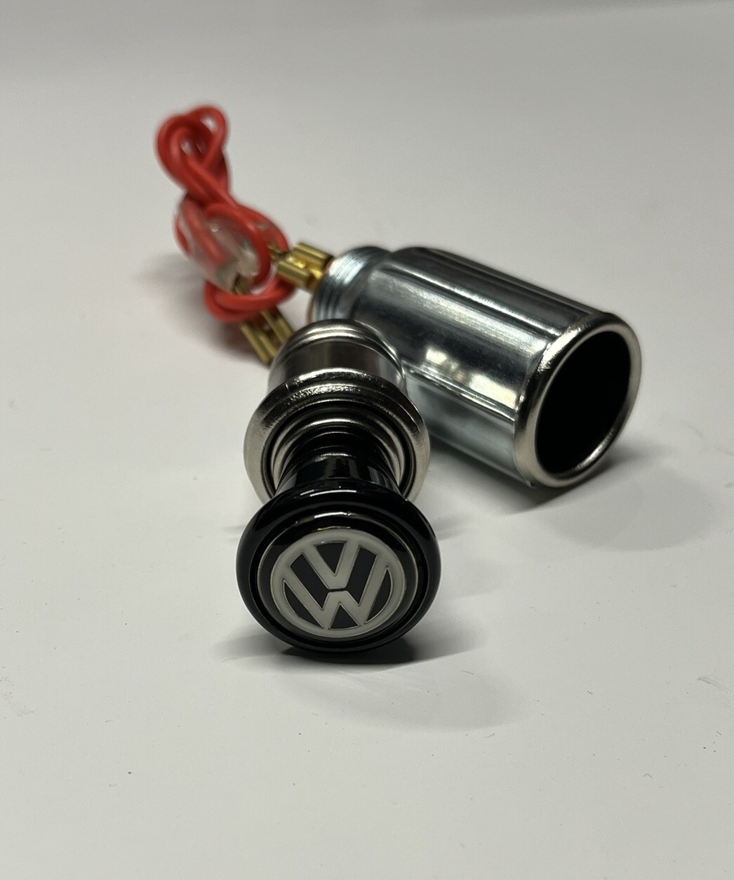 VW TYPE 1 2 3 ACCESSORY 12v CIGARETTE LIGHTER VW KNOB BUS BUG GHIA. Resto. Qlty.
