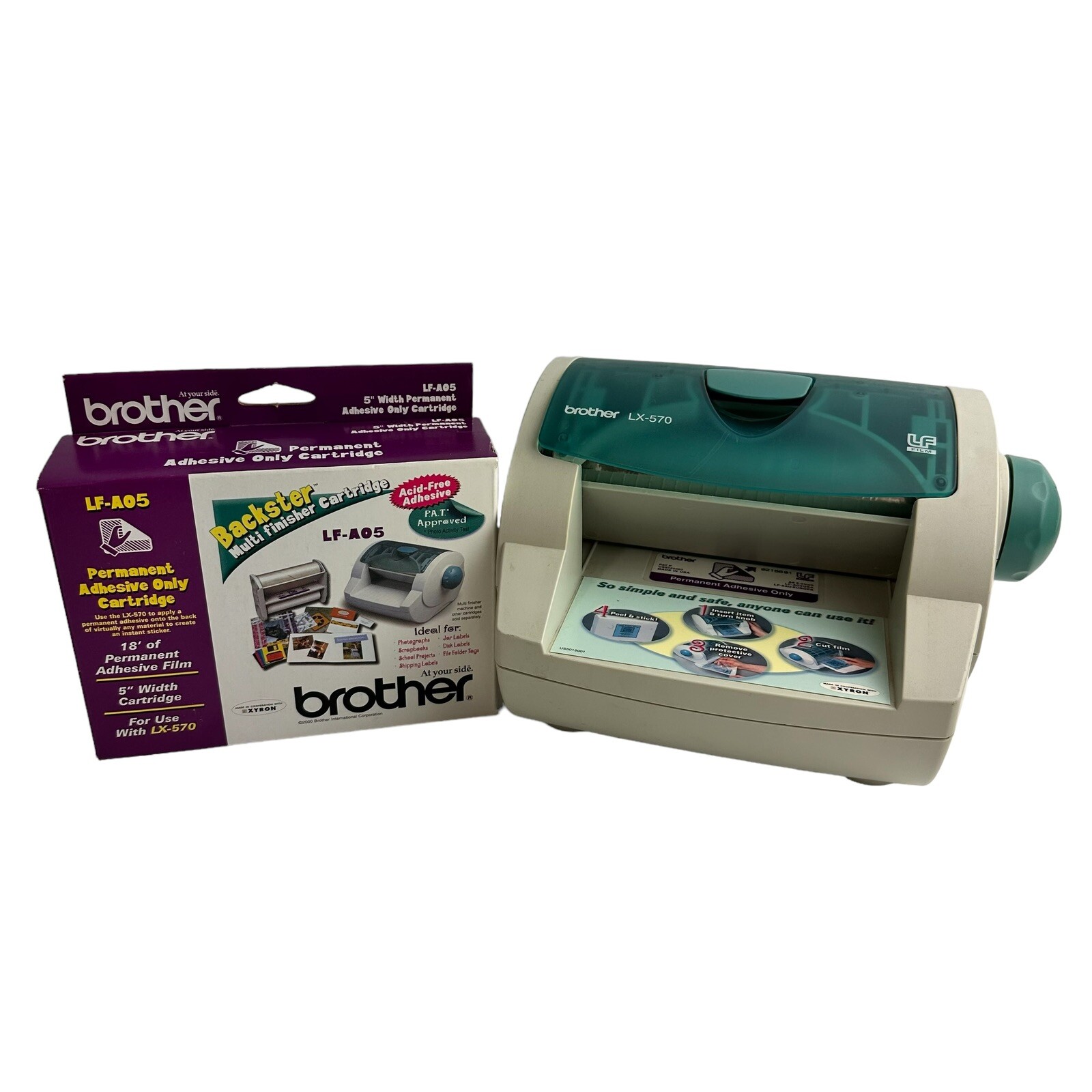 Brother LX-570 Laminator Sticker Magnet Maker Machine With Partial Sticker Roll