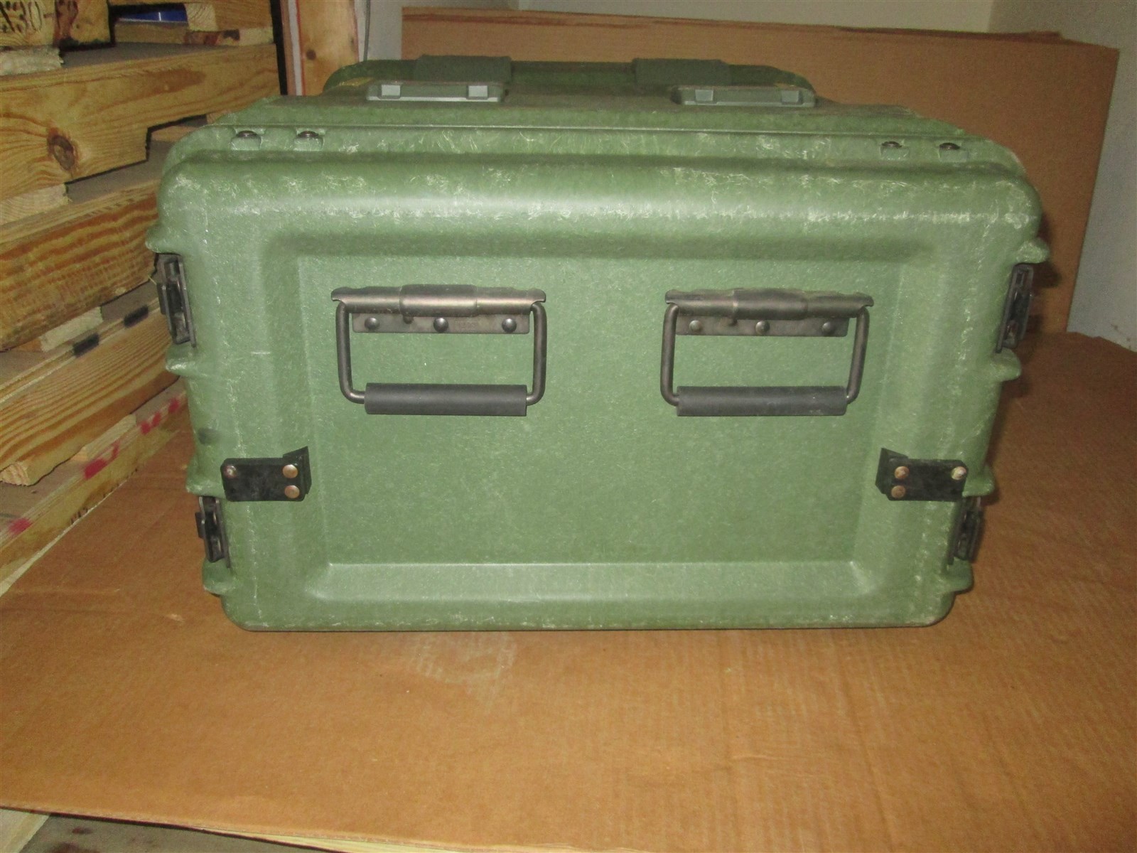 Rackmount 06U 19x20 ECS Legacy Shockmount Shock Rack Hard Case Electronics GrnVG