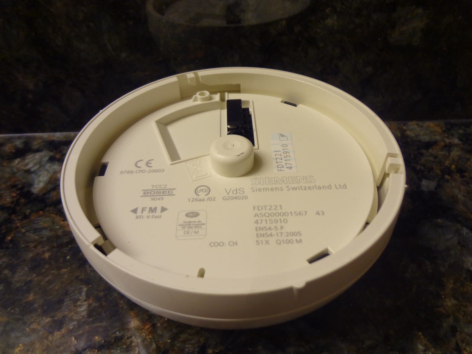 Siemens FDOOT221 Smoke Fire Head Detector FREE SHIPPING !!!