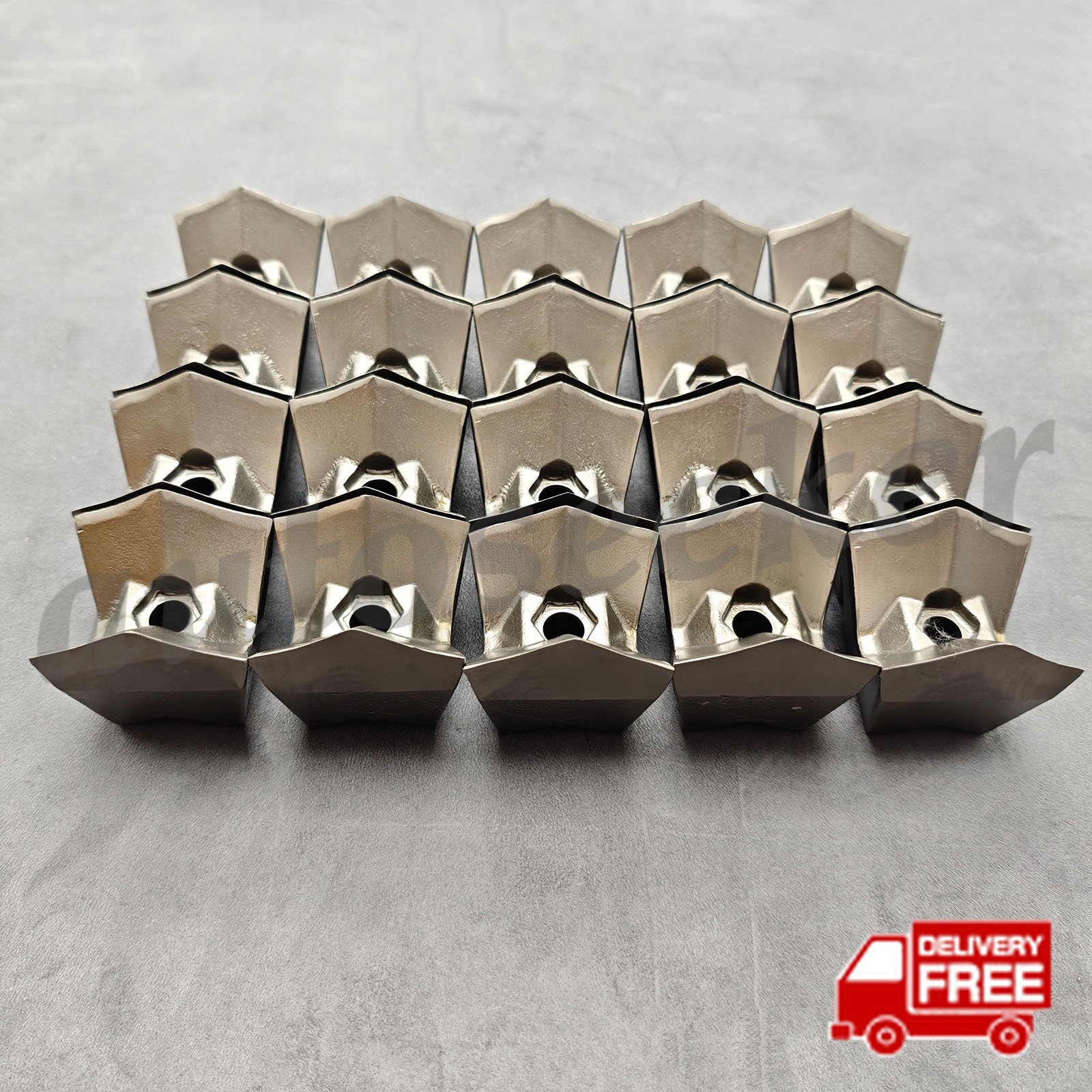 Brand new 20Pcs Reversible Knife Teeth for Fecon FMX28/FMX36/FMX50/VMX