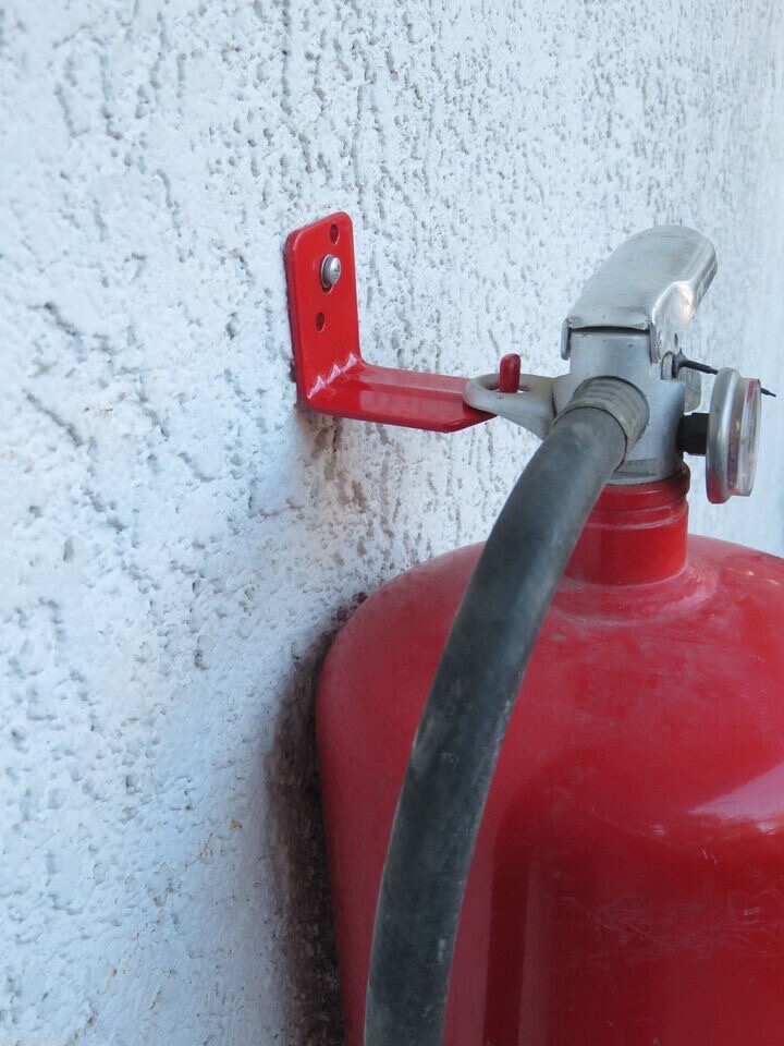 100 -UNIVERSAL WALL HOOK-BRACKETS-HANGER for 10,15 or 20 lb. Fire Extinguisher
