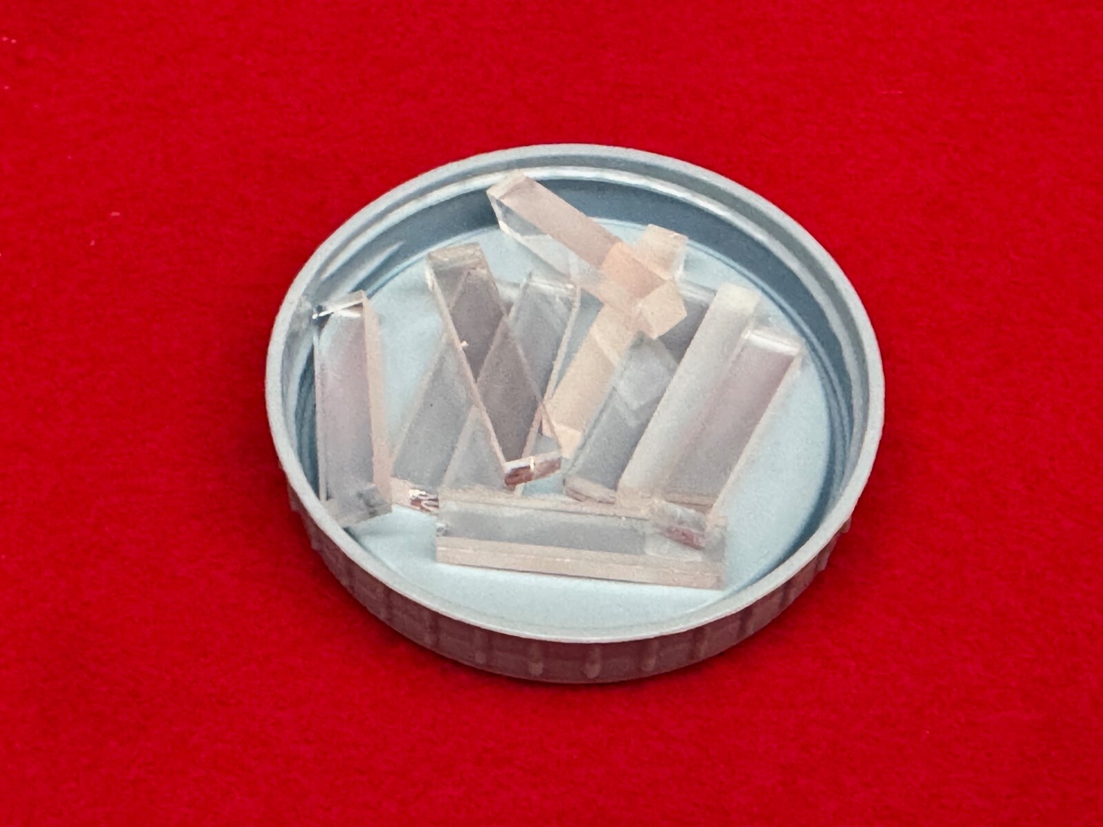 BGO Scintillator Crystal for Radiation Scintillation Detector 4.65 x 6.25 x 30mm