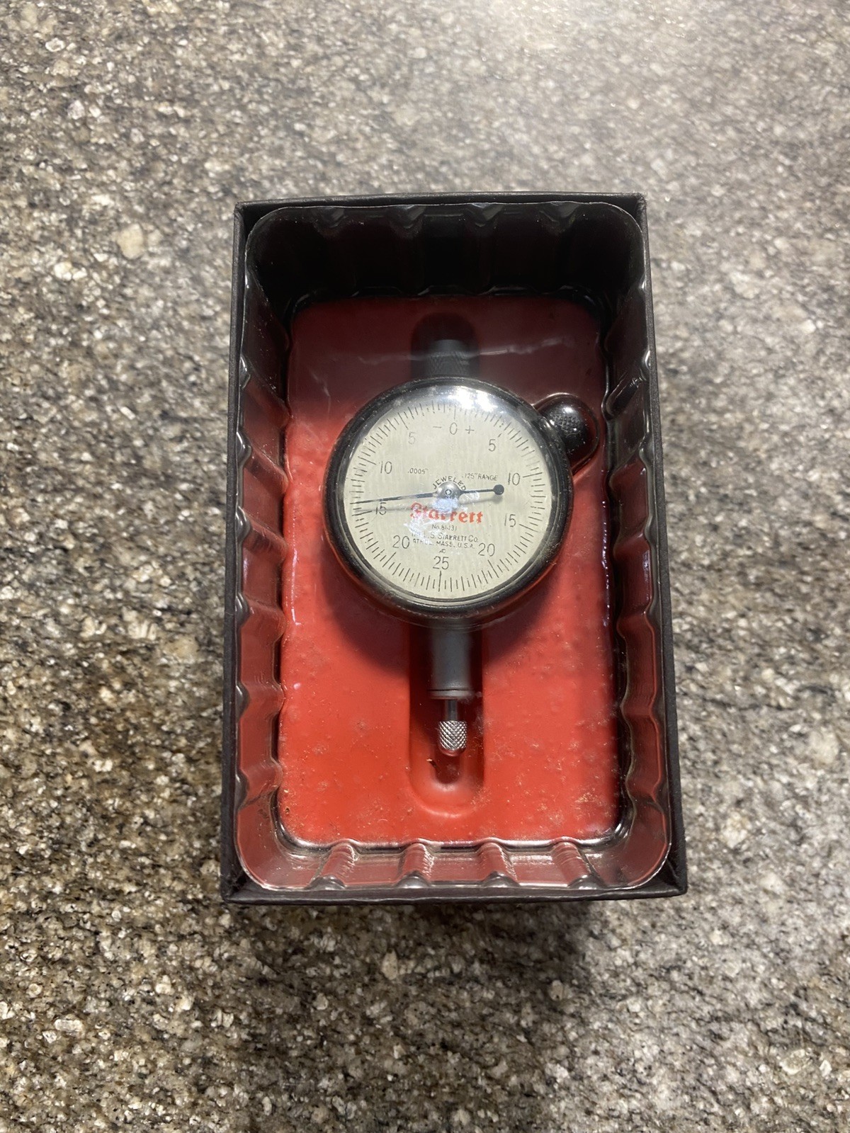 STARRETT #81-131 .0005"- .125" RANGE DIAL INDICATOR (TL2002)