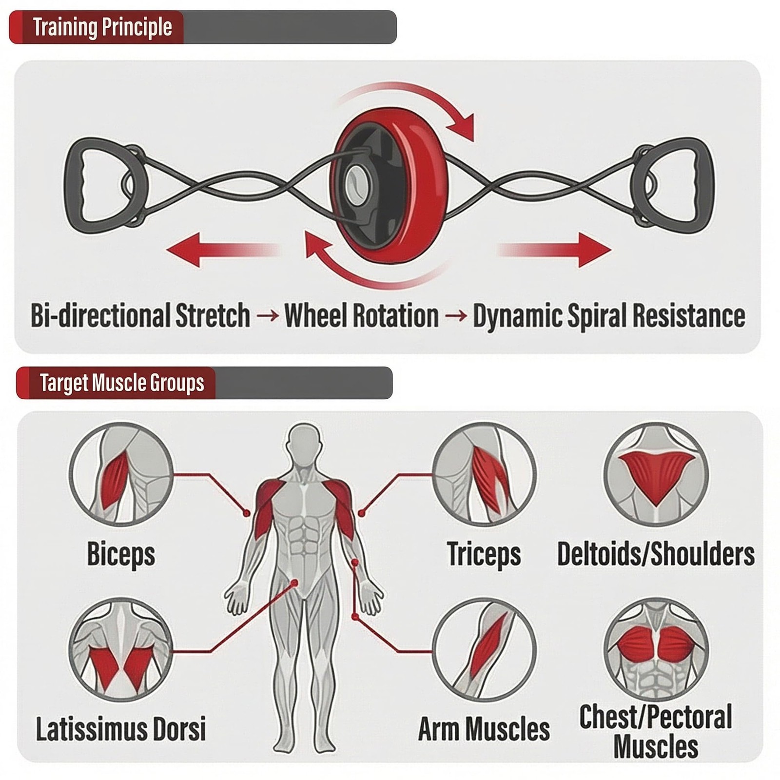 Fun Family Workout Challenges,Shoulder Stretch Rotate Resistance Bands with H...