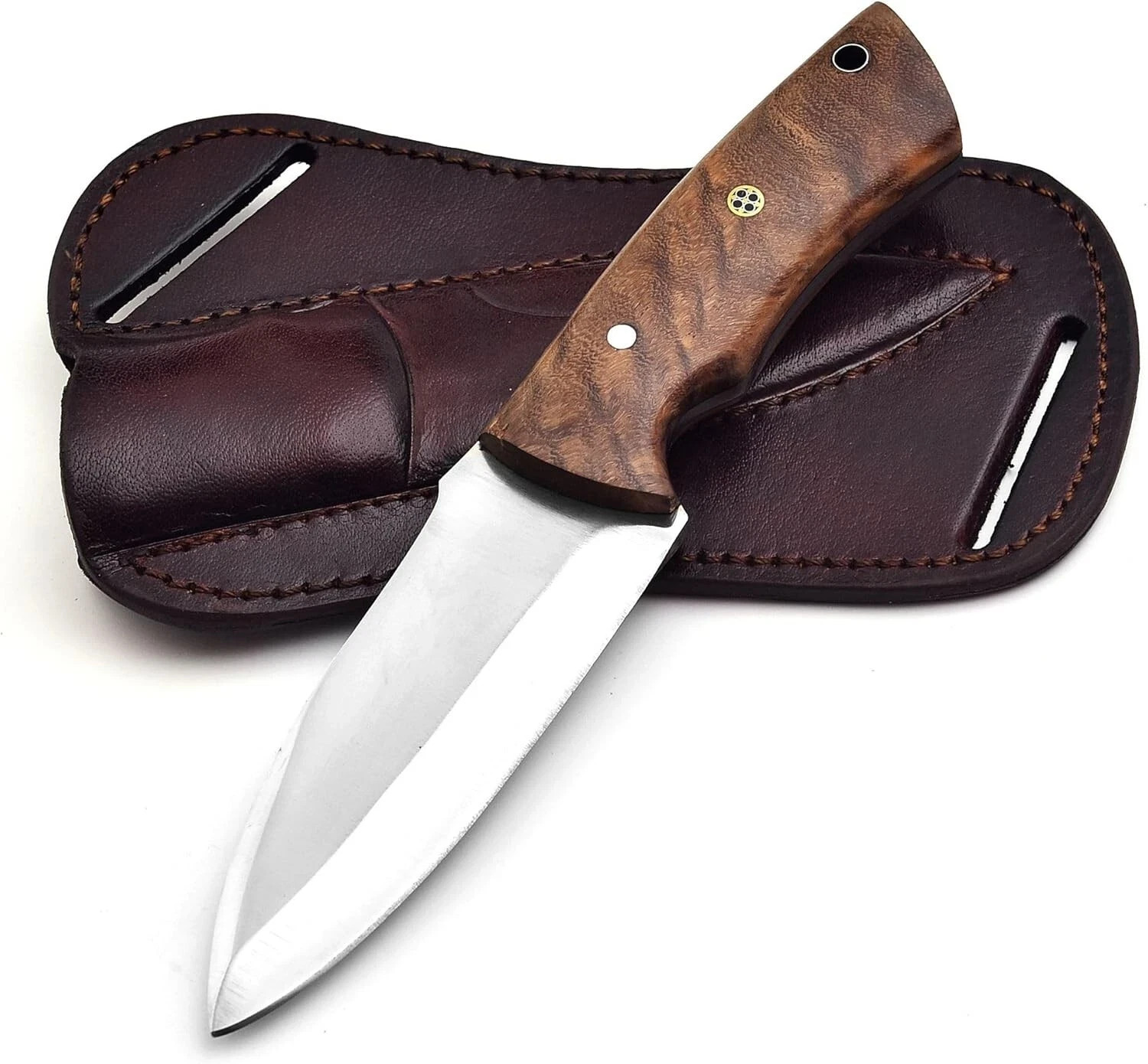 Fixed Blade Hunting Tracker Knife, Stainless Steel Blade Bushcraft Knife AU