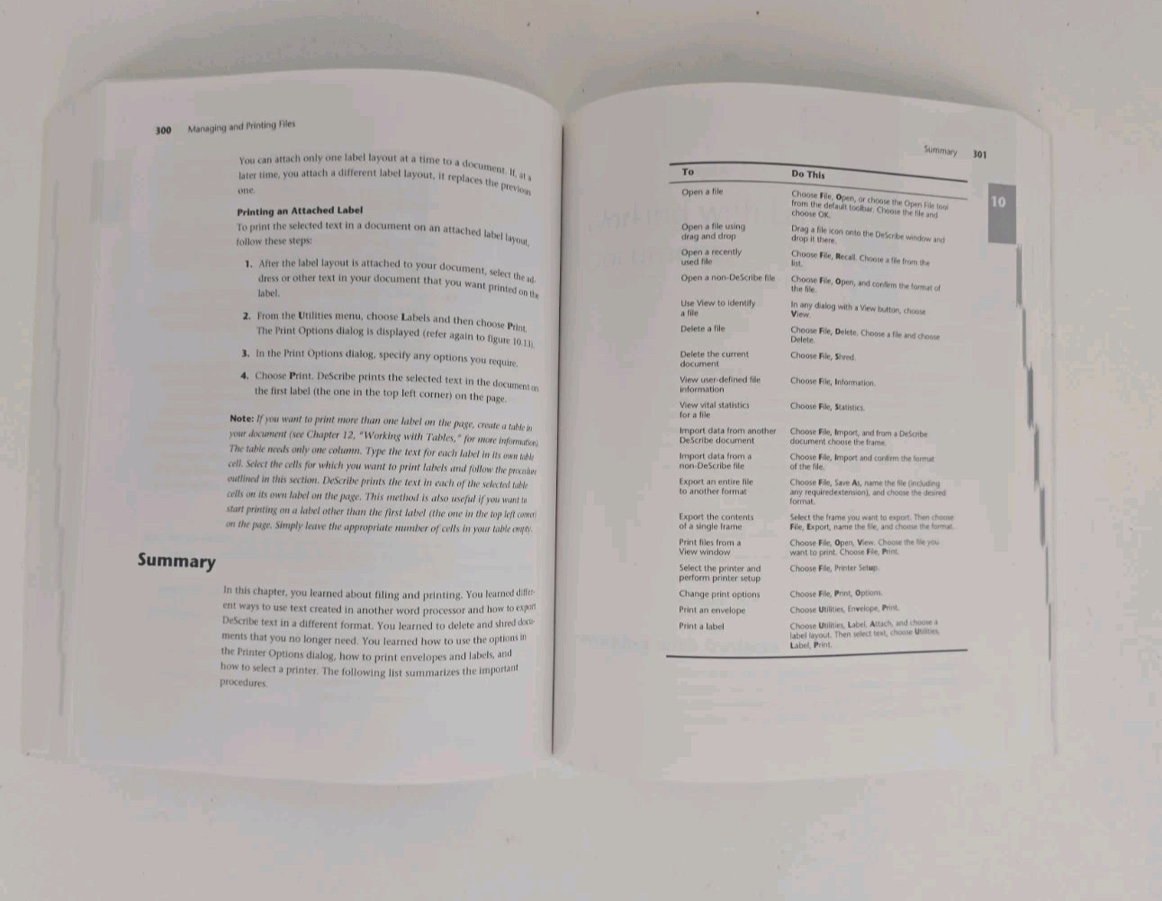 Describe Word Processor Version 5 User's Guide Vintage Softcover
