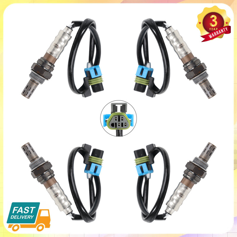 Set of 4 Oxygen Sensors Fit For 2009 2010 2011 Buick Enclave GMC Acadia 3.6L V6