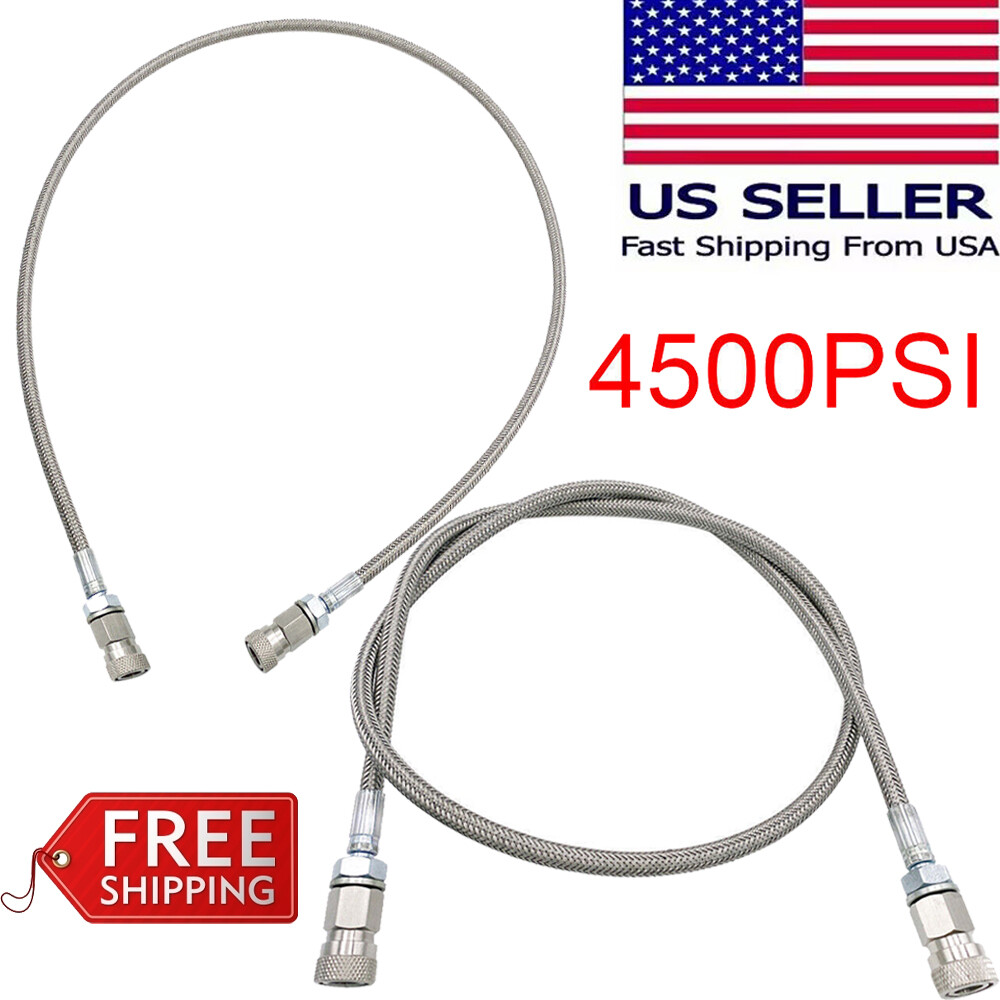 Extension 36'' Stainless Steel Filling Hose Whip  Air Fill Station New