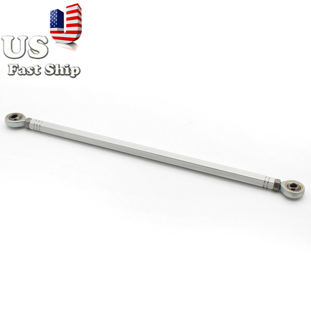 CNC Universal 180mm GEAR Selector Rod Change Linkage Link Arm Handlebars Silver