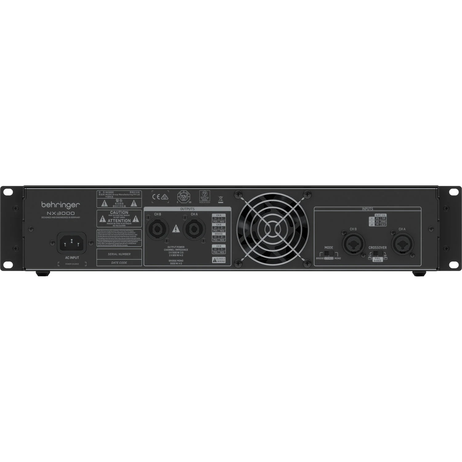 Behringer NX3000 Power Amplifier