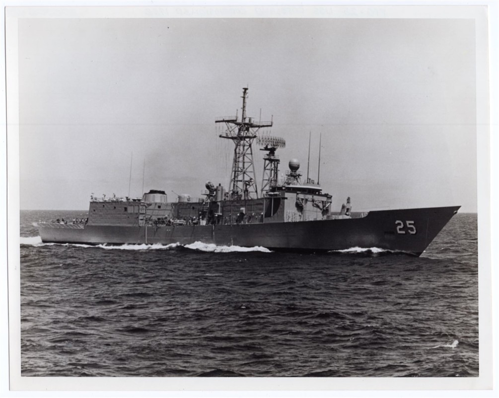 1980s Navy Guided Missile Frigate FFG-25 USS Copeland 8x10 Original Real Photo