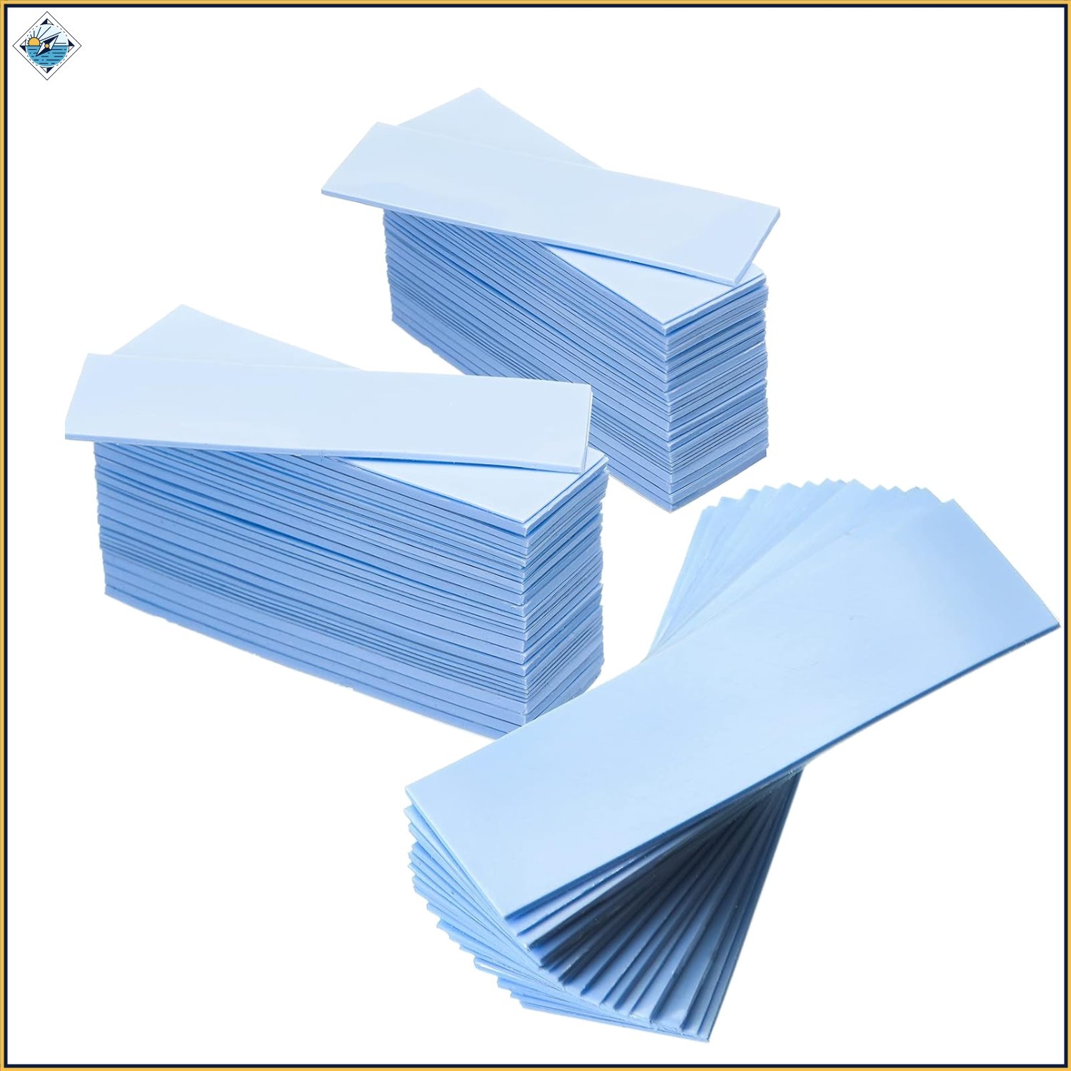 Silica Gel Thermal Pads for Electronic Devices - Easy Installation, 30 Count