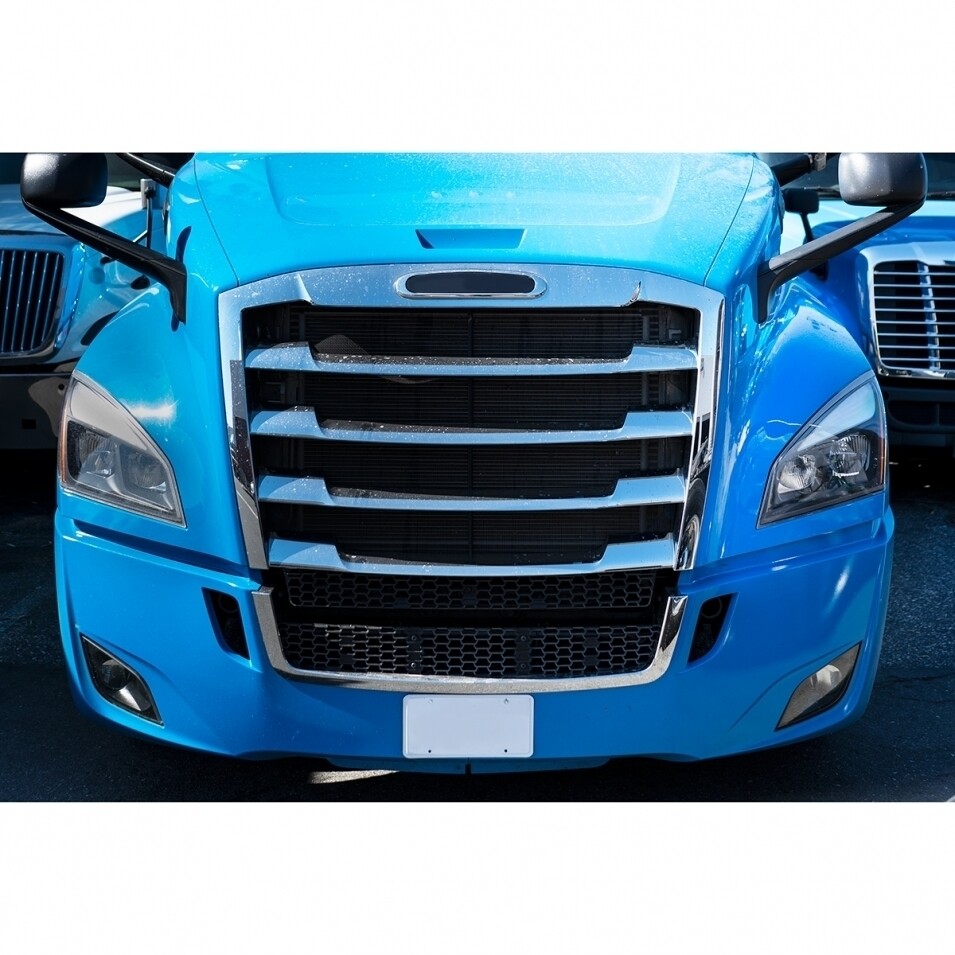 Chrome Freightliner Cascadia Grill with Bug Screen (161-NW)