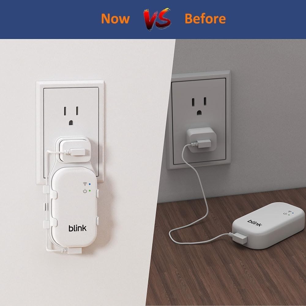 Outlet Mount for Blink Sync Module Core, No Drill Required with Cable Management