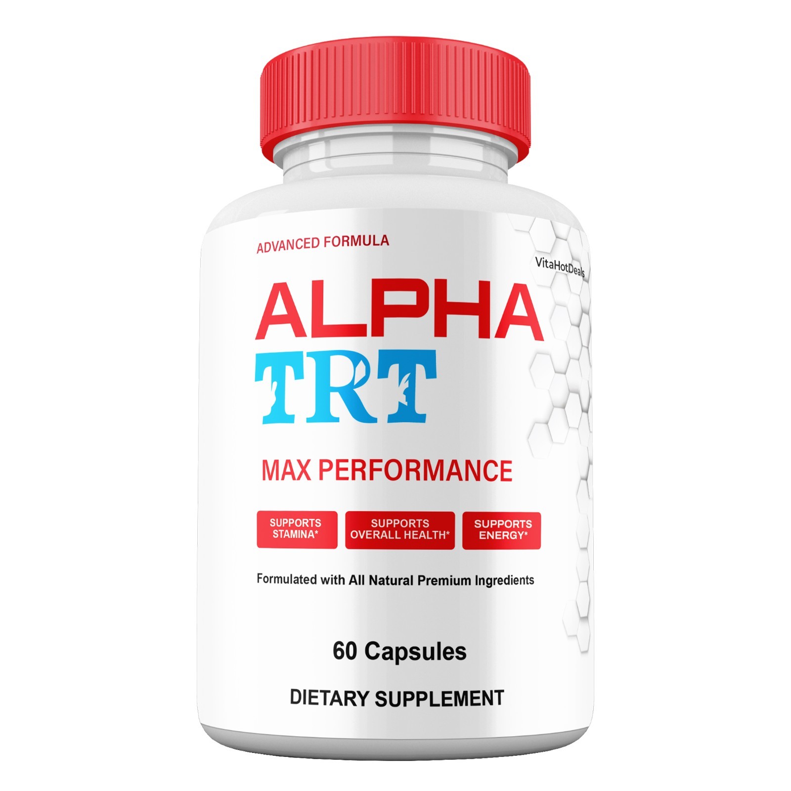 Alpha TRT Capsules for Men, Maximum Strength Formula, AlphaTRT (5 Pack)