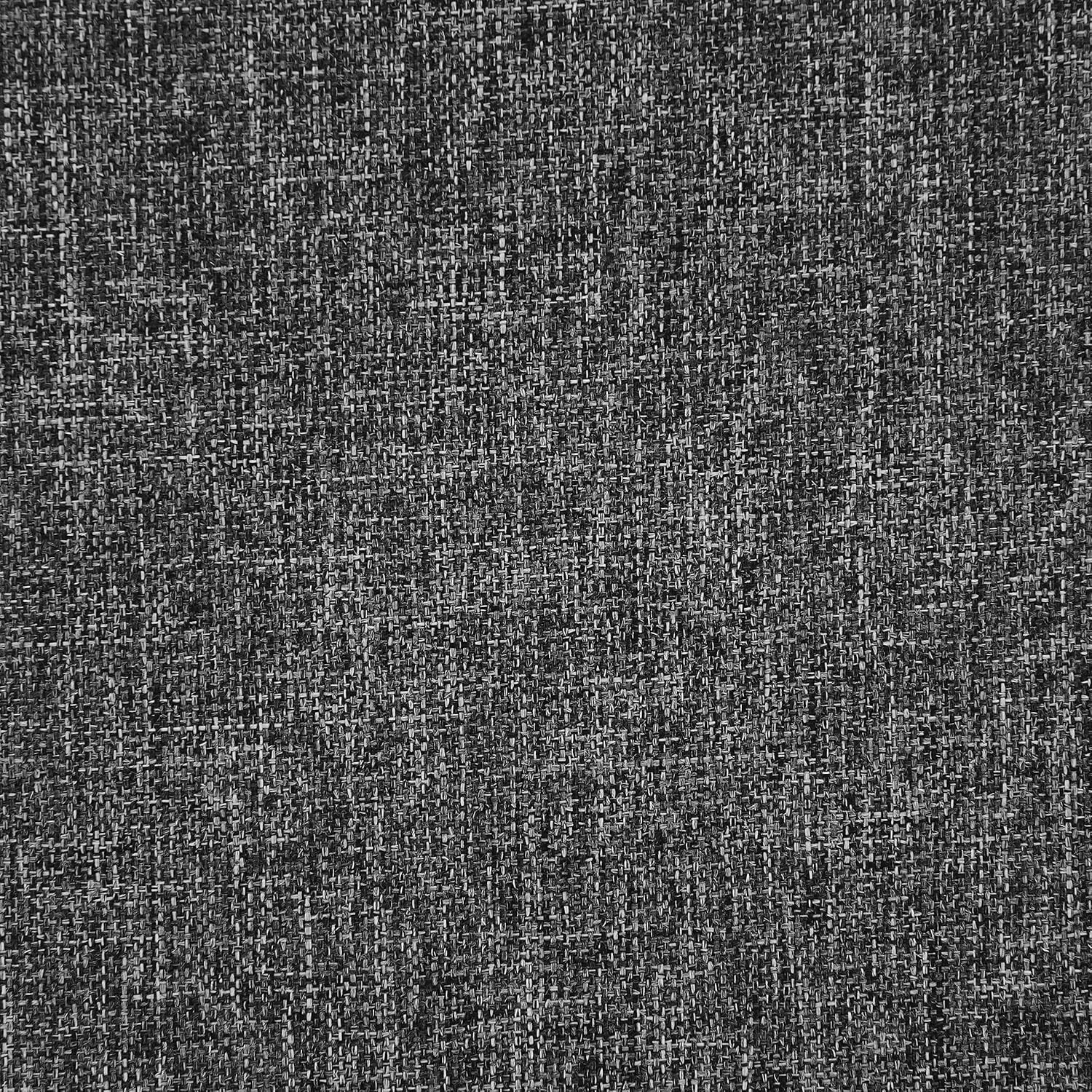 Clark Armless Outdoor Sectional Chair with Charcoal Cushions - Matte Black