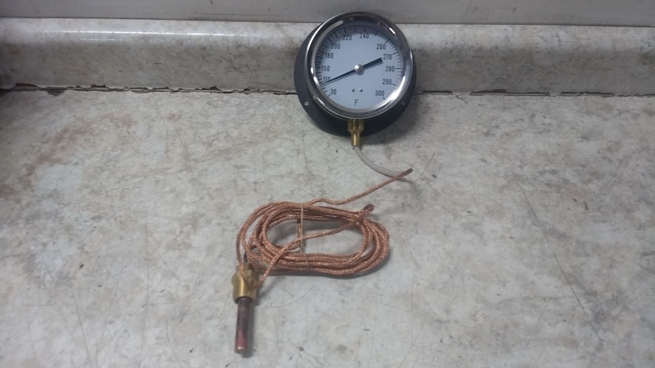 Brand Name 12U662 30 to 300 Degrees F Analog Panel Mount Thermometer