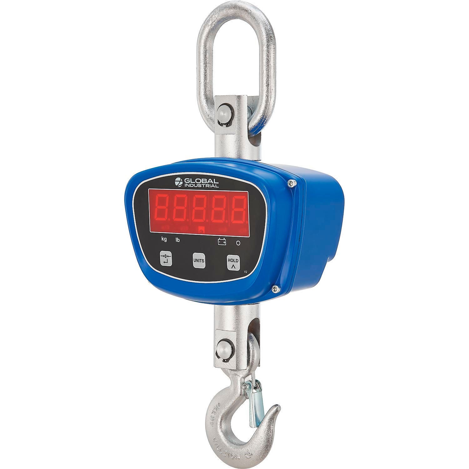 Global Industrial LED Digital Crane Scale w/ Remote 1000 lb x 0.2 lb
