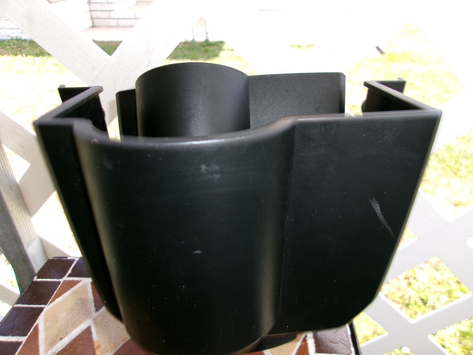 Plastic Shroud/Cup Holder w/ Rubber Insert 8"x7 1/2" #6222
