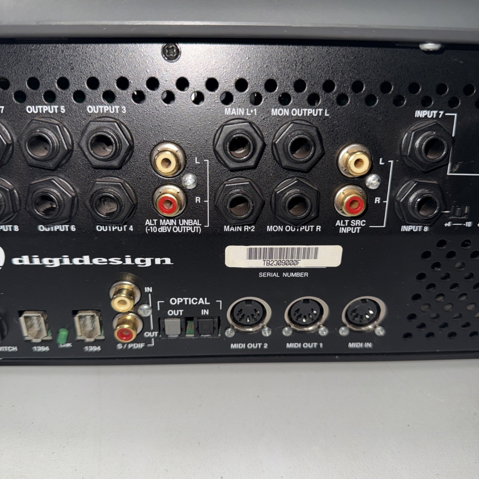 DIGIDESIGN DIGI 002 MX002 FIREWIRE PRO TOOL LE SYS MIXER MIDI AUDIO Tested