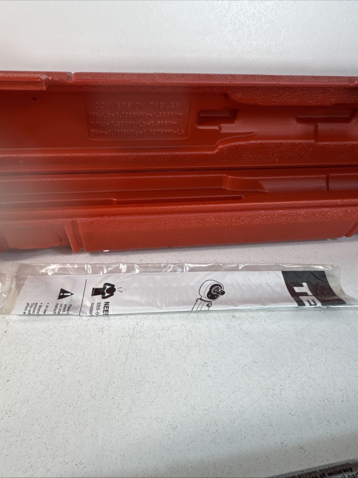 TEKTON 24335 1/2 inch Click Torque Wrench