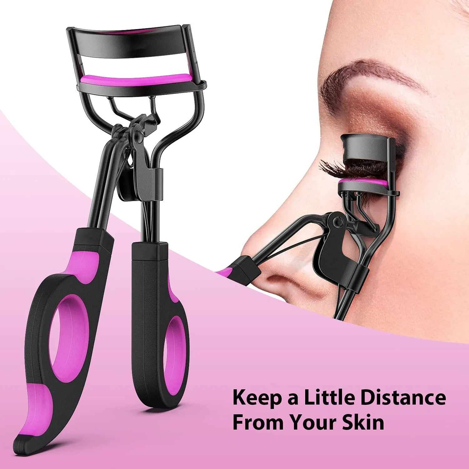 All-in-One Eye Makeup Tool Kit with Eyelash Curler & Brow Razor