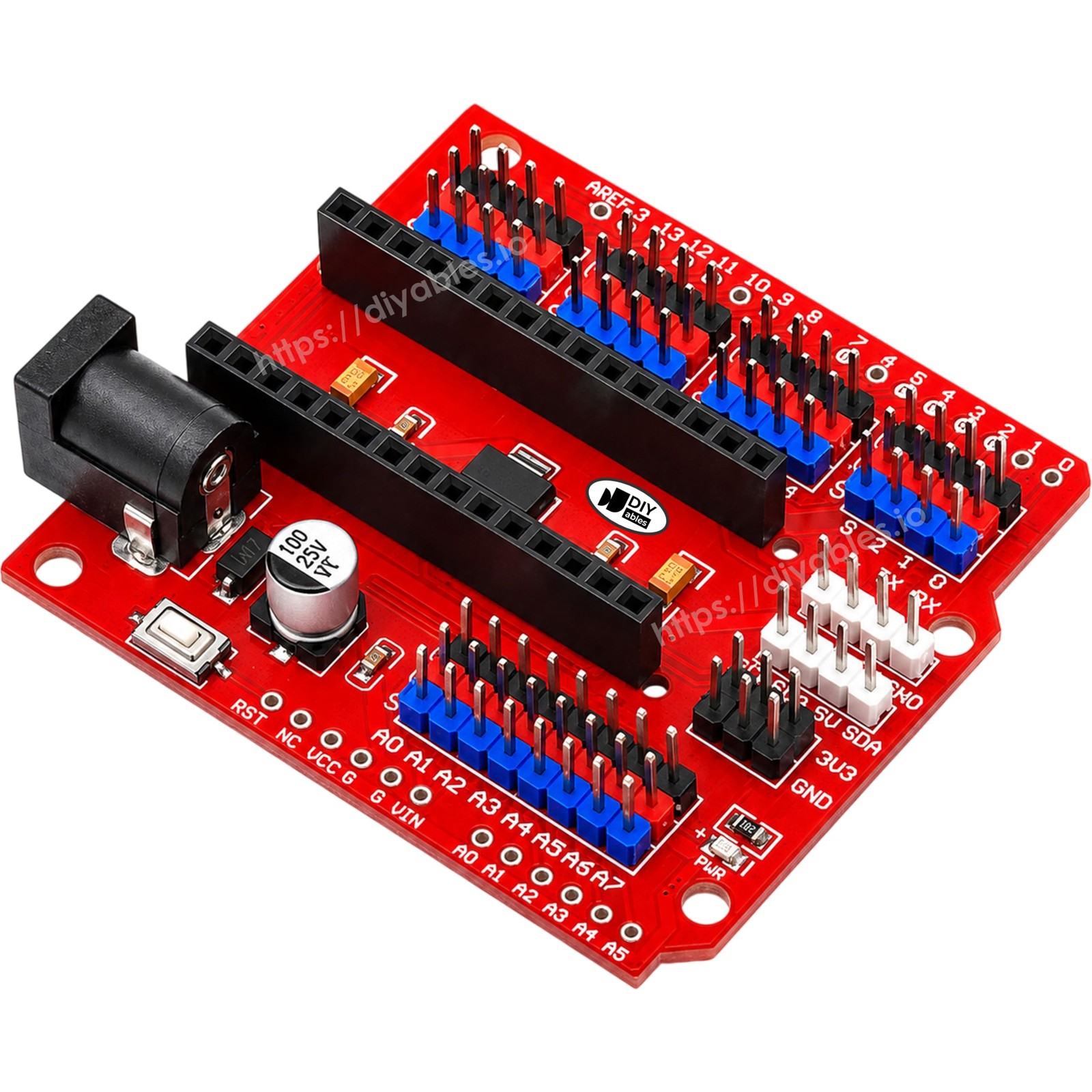 Breakout Expansion Board for Arduino Nano, 1 Pack