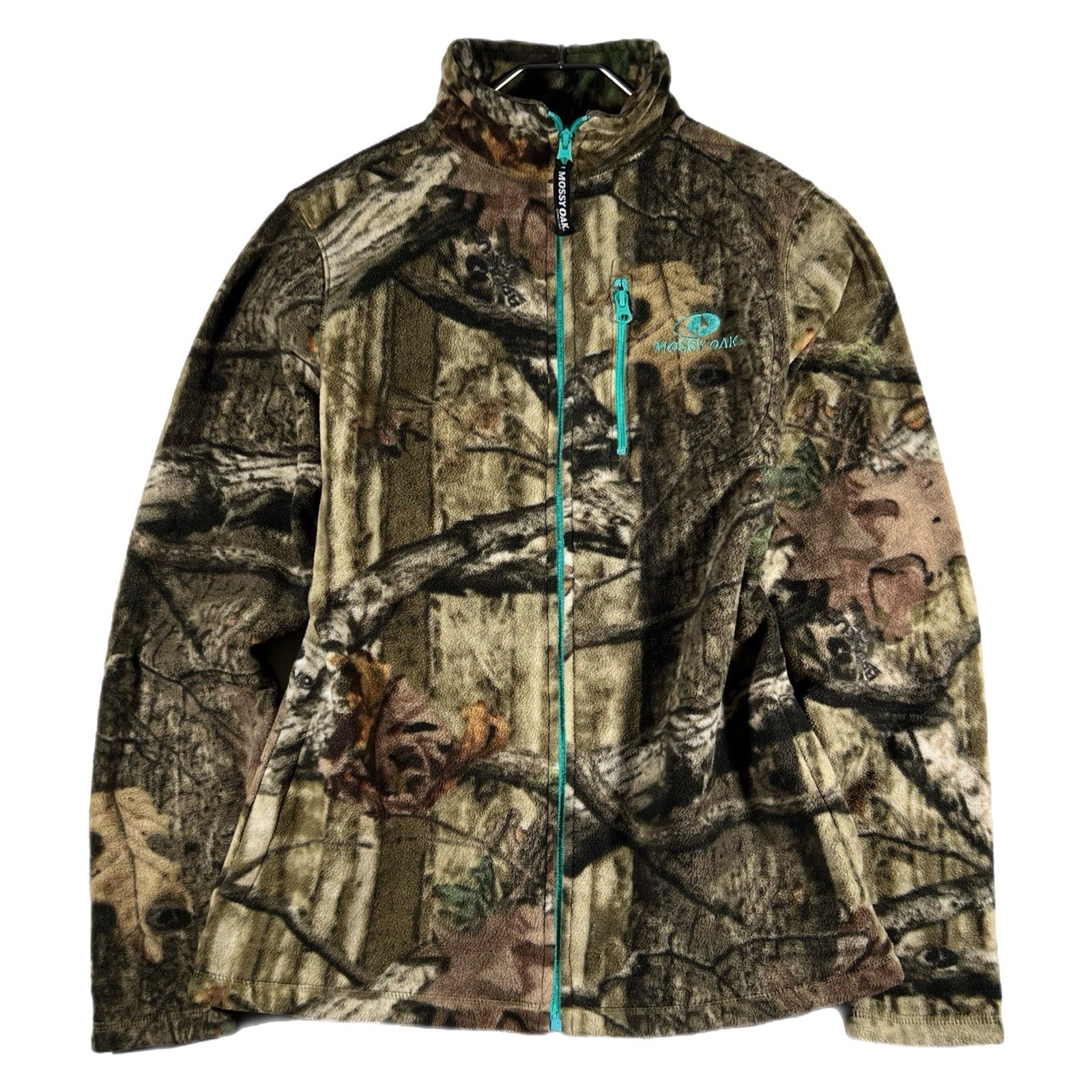 Mossy Oak Women's Fleece Breakup Camo Full-Zip Jacket Camouflage Hunting (Small)