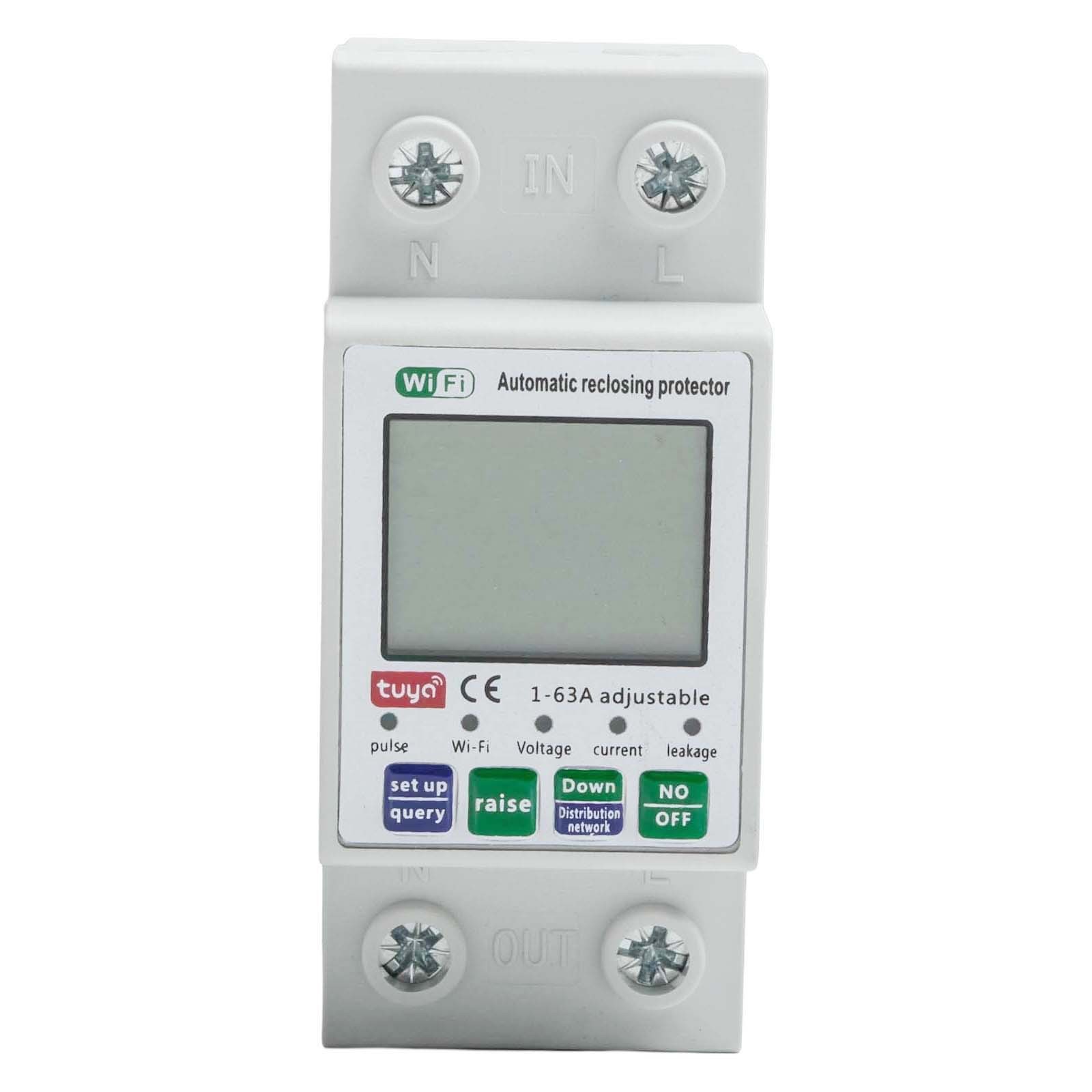 For Tuya Smart for reset Protector Switch for current Breaker Meter AC80-300V