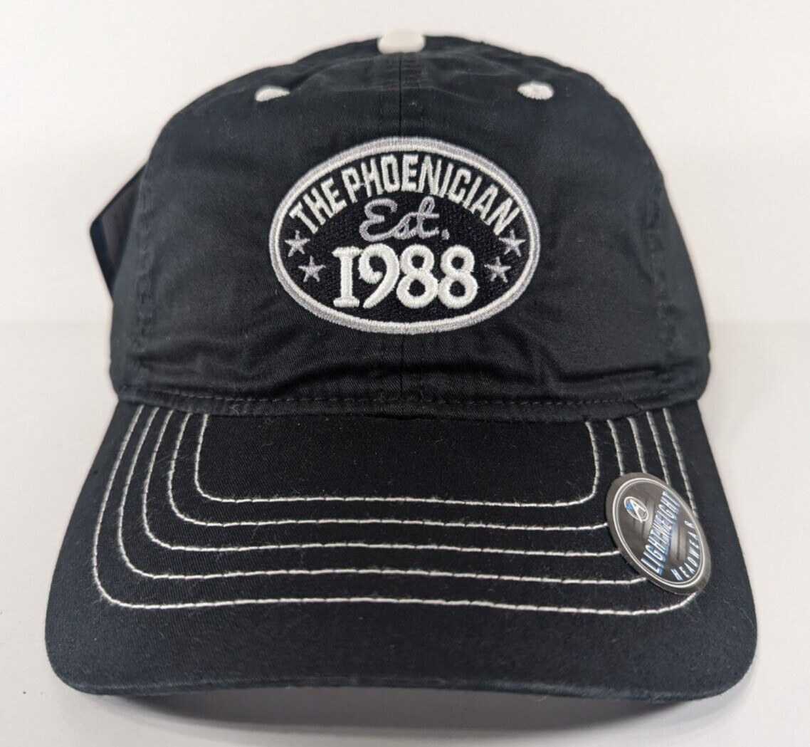 Ahead The Phoenician Hat Cap Strapback Black Golf Classic Fit Lightweight