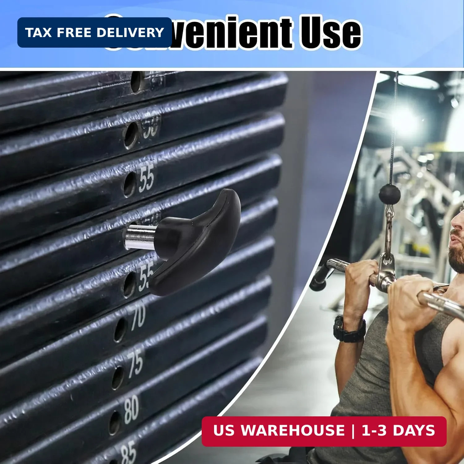 3pcs Weight Stack Pin, Gym Pins for Weight Stack,Weight Lifting Pins for Univers