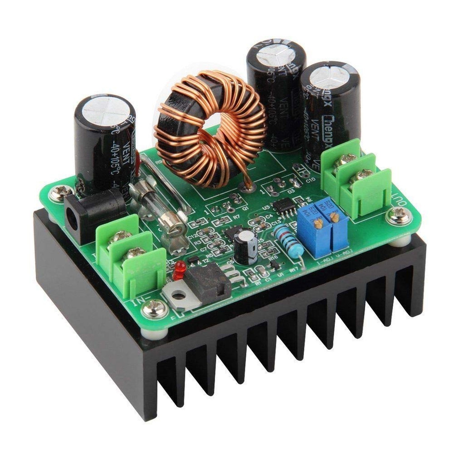 600W High Power DC to DC Boost Converter - 12-60V to 12-80V Boost Module Boar...