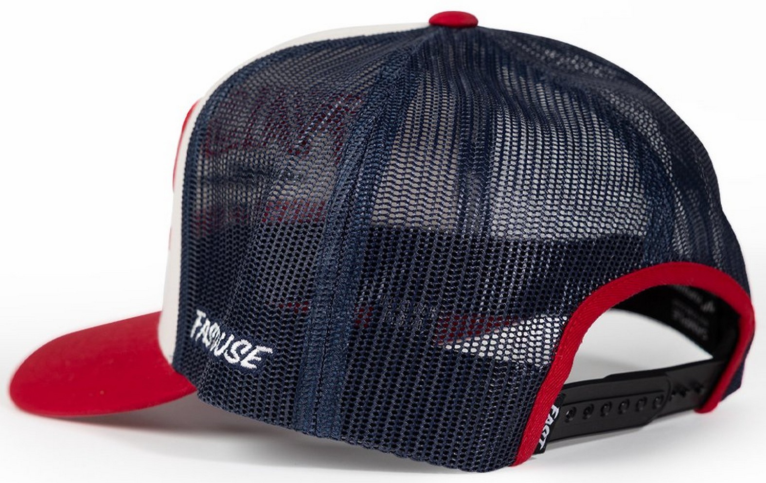 Fasthouse House of Speed Snapback Hat White/Red