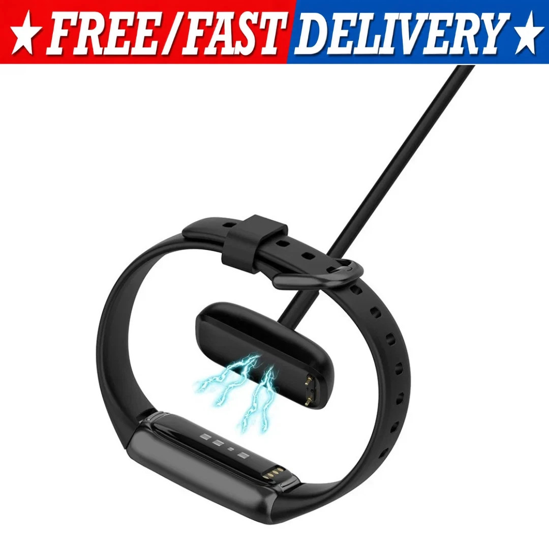 For Fitbit Charge 5/6/Luxe 3.3ft USB Charging Cable Magnetic Charger Charge Cord