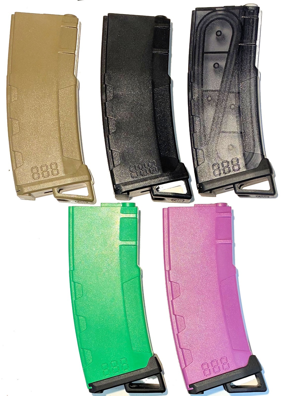 Airsoft M4 130 Rd Midcap Magazine Lancer Tactical High Speed Mid-Cap