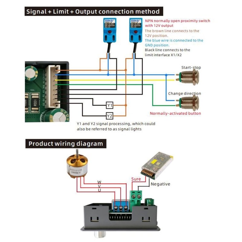Stepper Motor Drive Controller Forward/Reverse Pulses Speed Controller Enduring