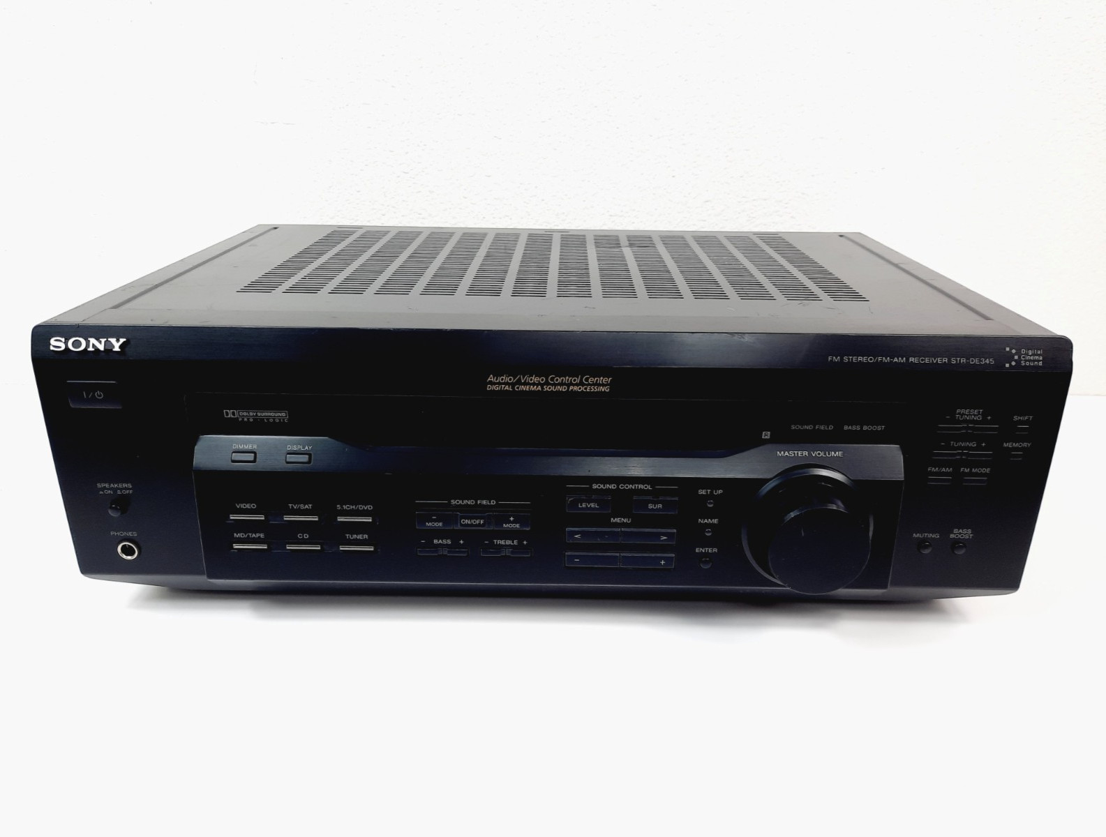 Sony STR-DE345 5.1 Channel Home Theater Receiver, No Remote, Tested Working