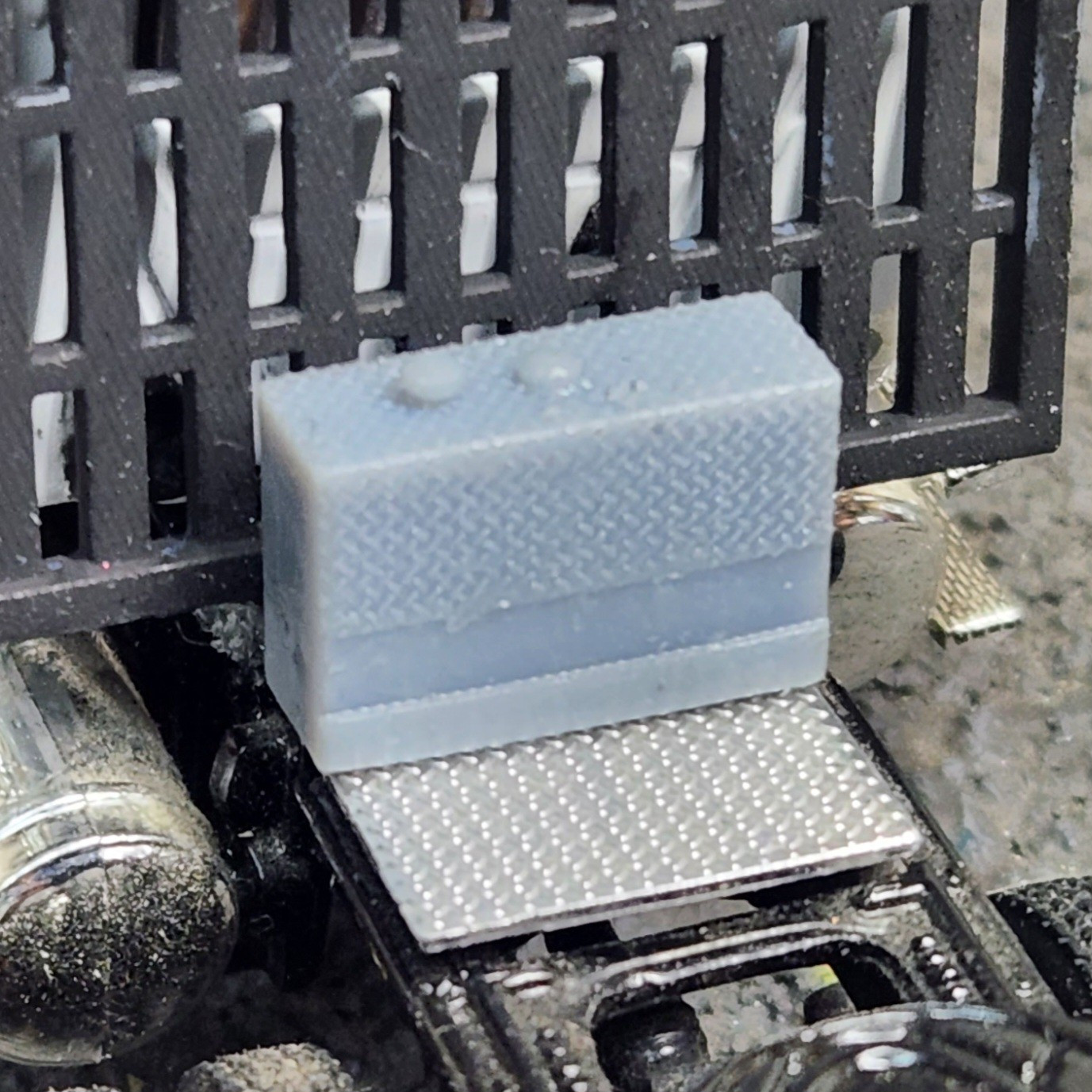 1:64 3D Printed Wet Kit 50 Gallon Hydraulic Tank Diamond Plate For DCP Speccast