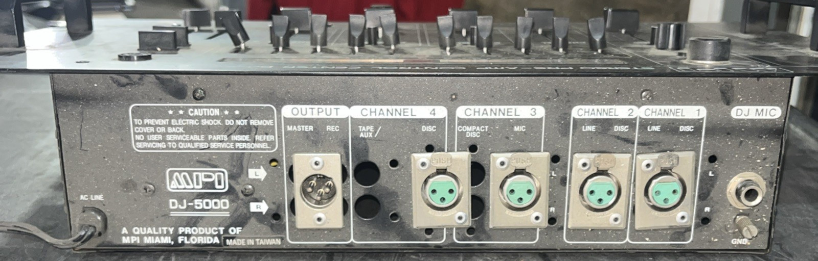 MPI STEREO PRE-AMP CONTROL CENTER DJ-5000