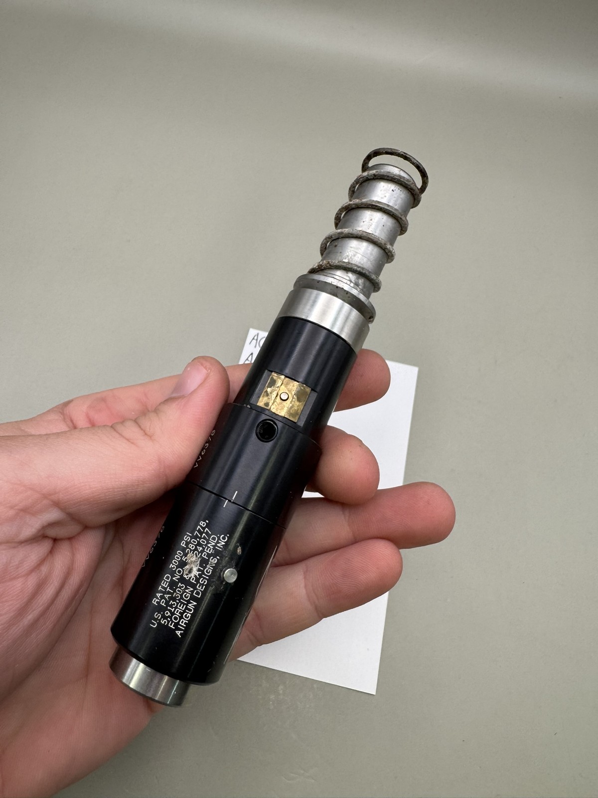 AGD Automag X Valve Level 10 Bolt Black