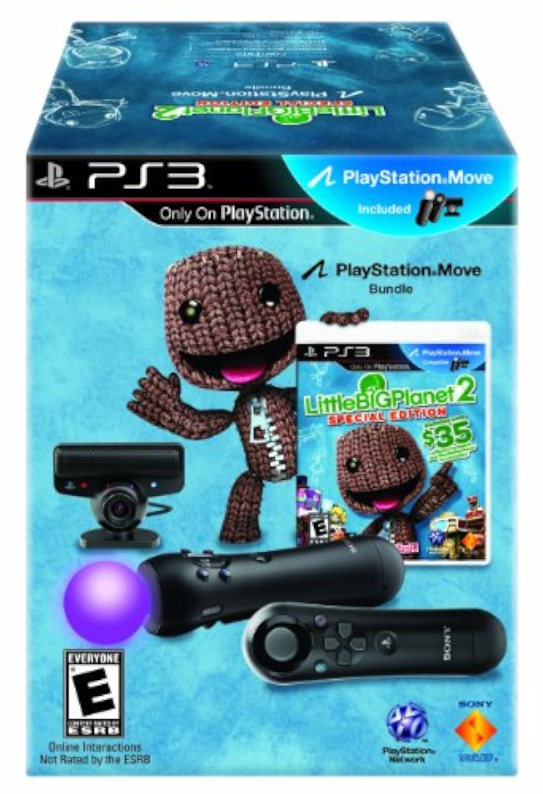 Little Big Planet 2 Special Edition Move Bundle PlayStation 3 PS3 Very Good 0Z