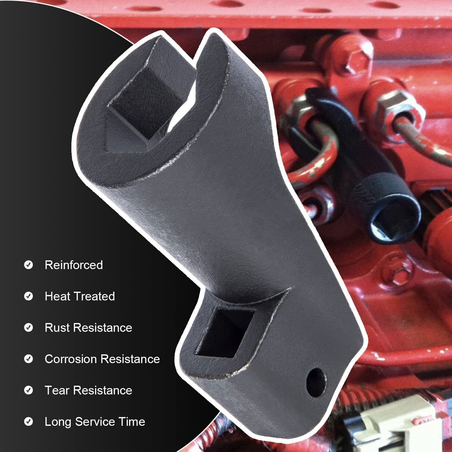 J48770 19MM High Pressure Fuel Line Socket For Detroit Diesel DD13 DD15 DD16