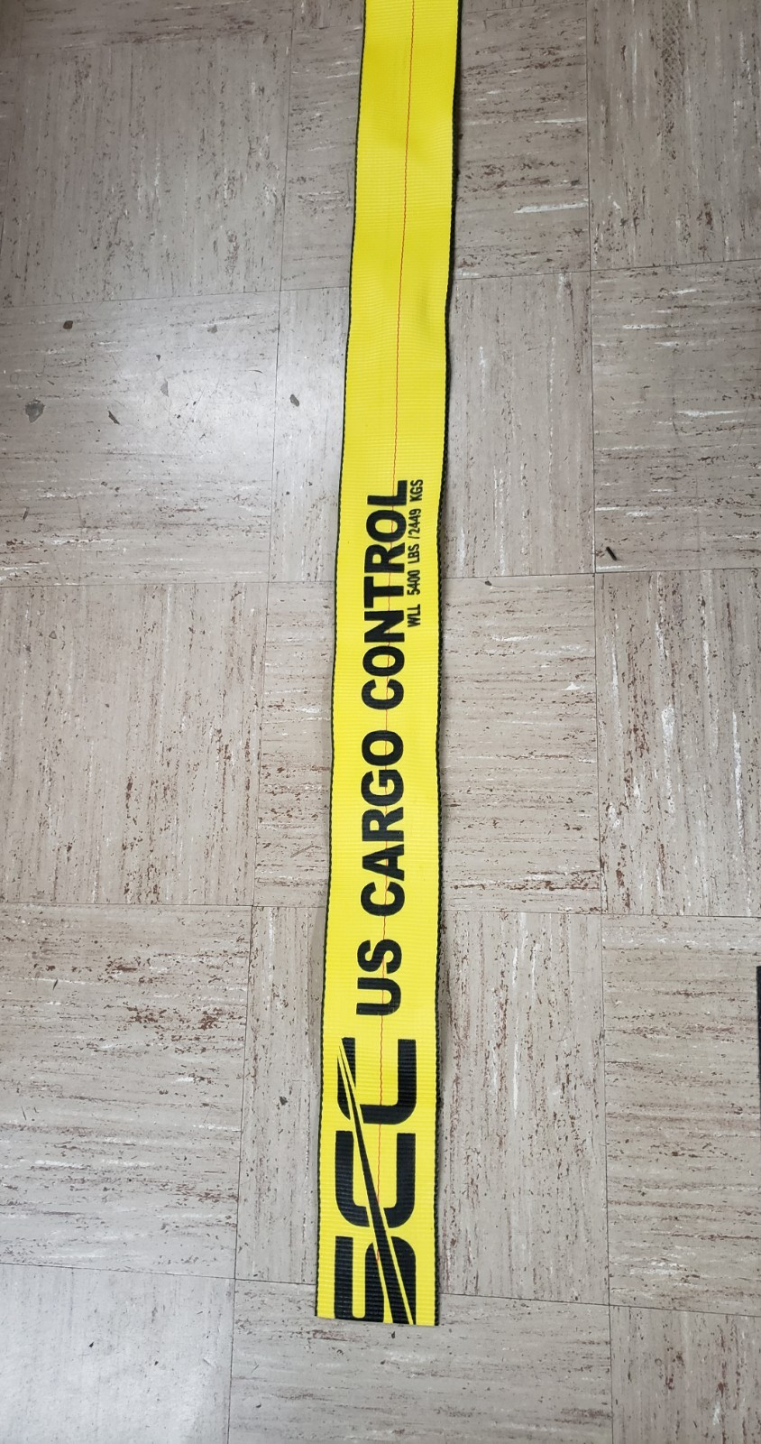 Qty/2 U.S. Cargo Control CUS-410DR4-Y 4" x 10' Cargo Strap w/ D Ring - Yellow