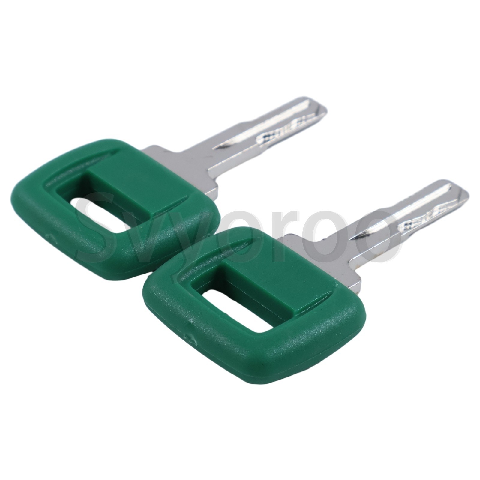 2× 11039228 Laser Cut Ignition Key  For Volvo Loader & Haul Truck